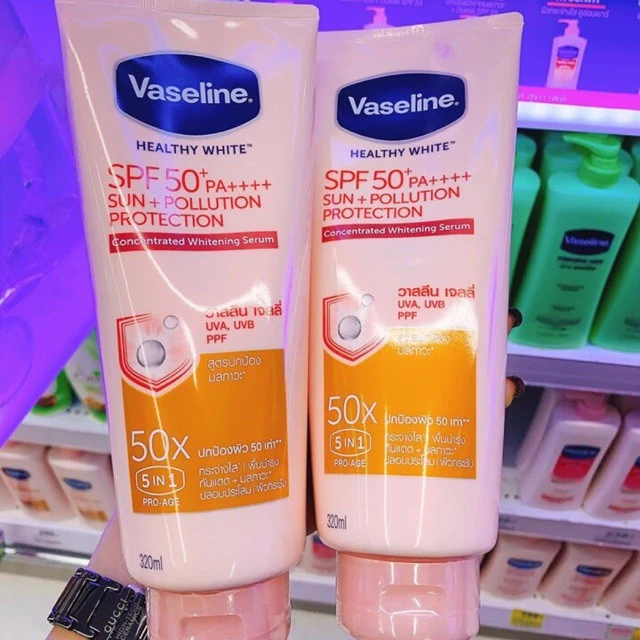 Sữa Dưỡng Thể Vaseline 50x SPF 50++ Thái LaN