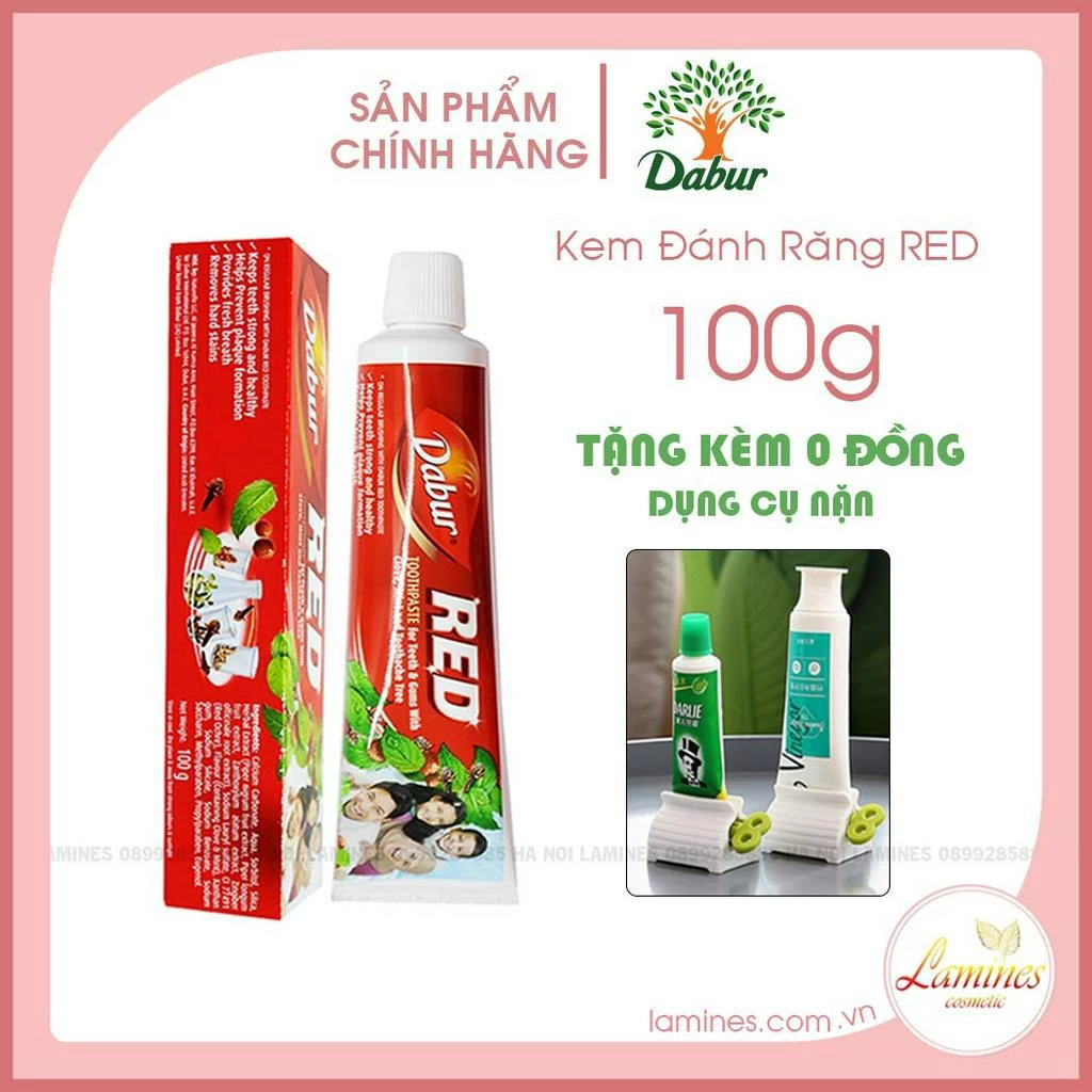 Kem Đánh Răng Thảo Dược Thiên Nhiên Red Dabur 100g