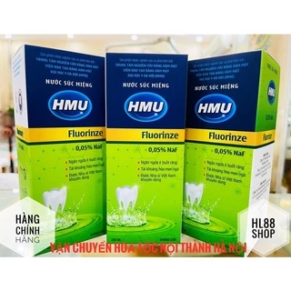 Nước súc miệng HMU Fluorinze 0,05%  NaF 250ml của Đại học Y Hà Nội