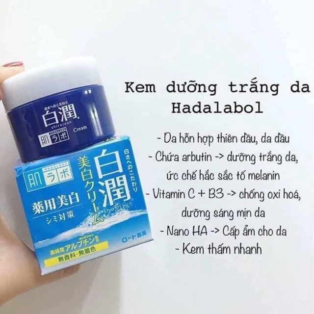 Kem dưỡng trắng da hada labo ban đêm