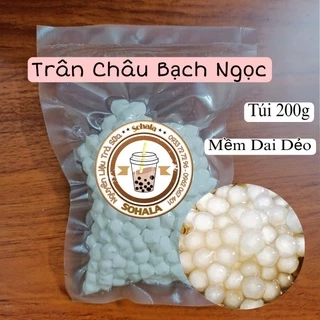 Trân châu Bạch Ngọc/ Hoàng kim/ Caramel đường đen - Topping trà sữa túi 200g