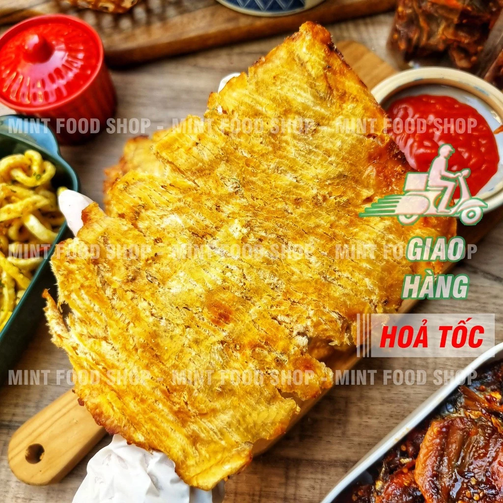 Khô Cá Thiều Tiêu Sọ Dạng Miếng - Lon 300GR