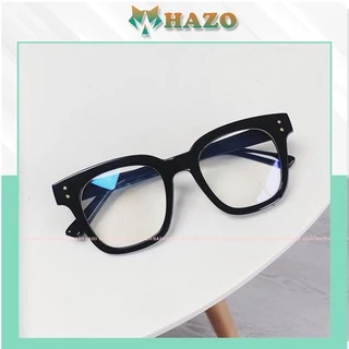 Mắt Kính Gọng Cận Form Vuông 2 Chấm Hot Trend Cực Đẹp - Hazo