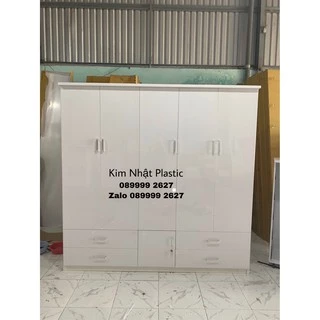 Tủ nhựa Đài Loan siêu bền 5 cánh không mối mọt FREESHIP- RÁP