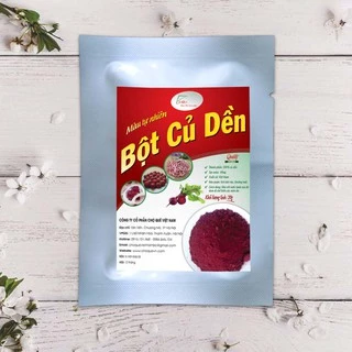 Bột củ dền gói 20g nguyên chất 100% từ củ dền đỏ tươi dùng pha chế đồ uống tạo màu thực phẩm, bánh, thạch