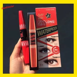 Mascara Hai Đầu Sivanna Super Model 5X Long Deep Black