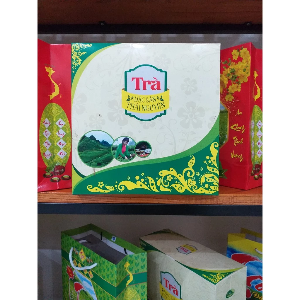 Túi sách có nắp  đựng 1kg trà bắc / Chè Thái Nguyên