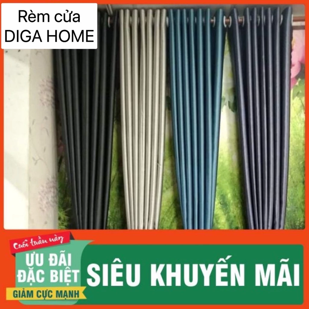 Rèm Cửa Chính Cao Cấp 💥 FREE SHIP 💥 Chống Nắng Cản Nắng 96% - Nhiều Kích Thước