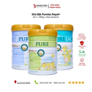 Sữa bột dinh dưỡng Purelac Royal 800g