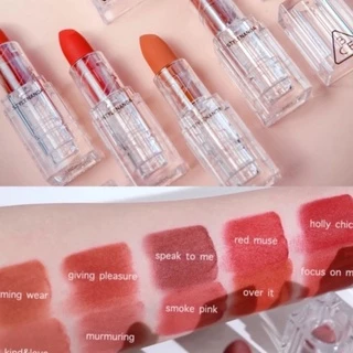 Son Thỏi Lì Vỏ Trong 3ce Soft Matte Lipstick Clear Layer Edition