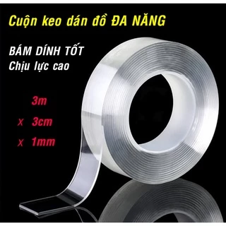 Keo Dính dán cố định đồ vật Đa Năng dài 3mét