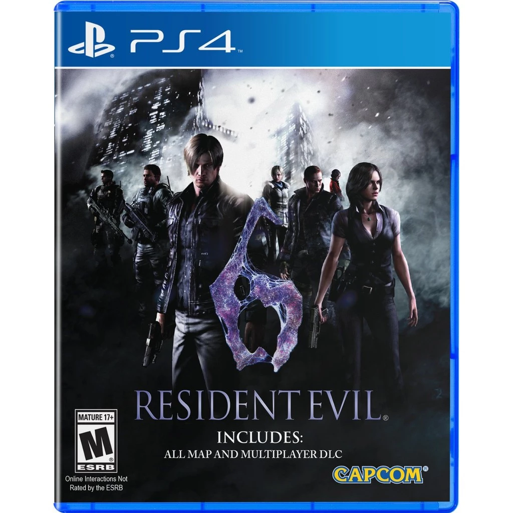 Đĩa game Resident Evil 6 cho PS4
