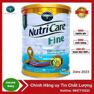 Sữa bột Nutricare Fine - Cho Người Bị Ung Thư - KL:900g