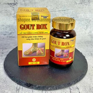 Viên uống GOUT ROX giảm triệu chứng sưng đau khớp do gout - chai 50v