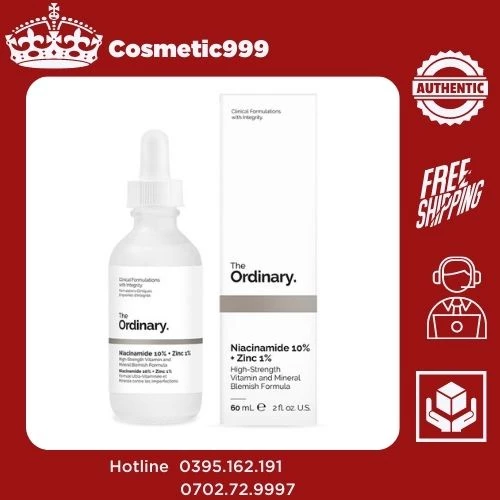 [Auth 100%] Serum The Ordinary Niacinamide 10% + Zinc 1%  -cosmetic999