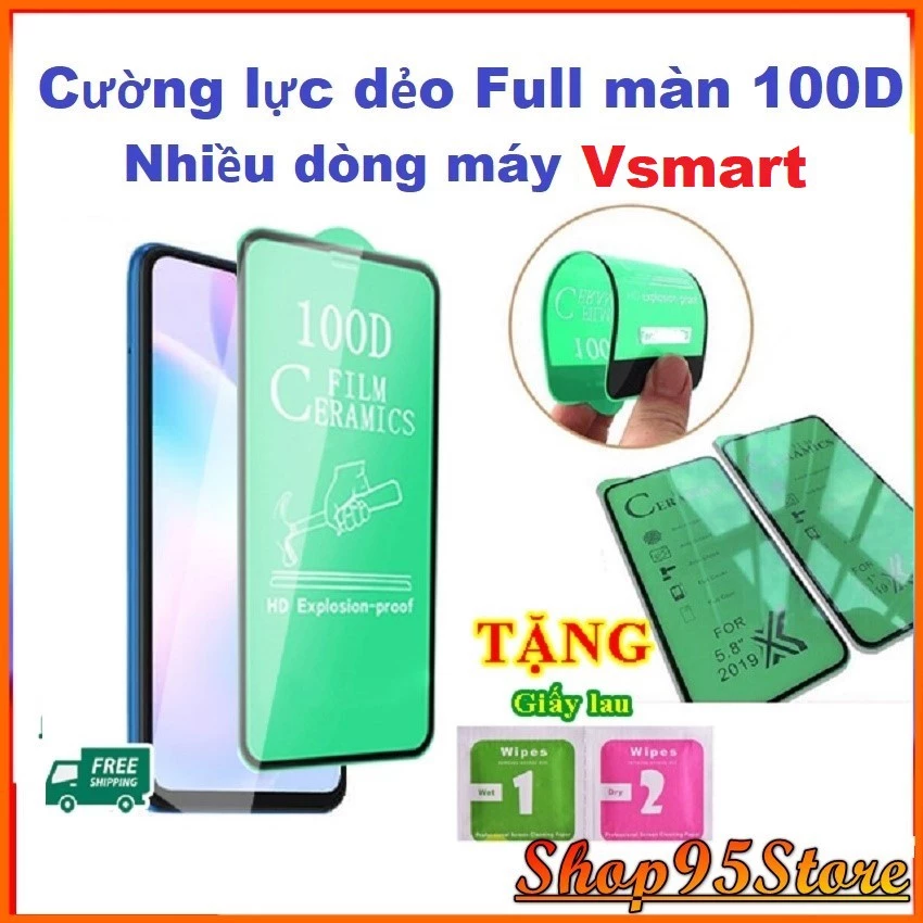 Cường lực dẻo 100D Full màn Vsmart live 4 / joy 3 / active 3 joy 2 plus star 4 Star 5 joy 4