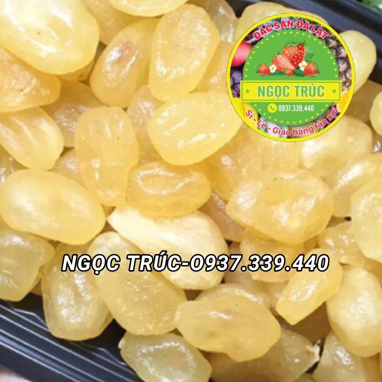 MỨT CHANH TUYẾT (CHANH BAO TỬ )-ĐẶC SẢN ĐÀ LẠT - TÚI 250G