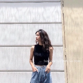 áo ba lỗ ngược croptop nhiều màu