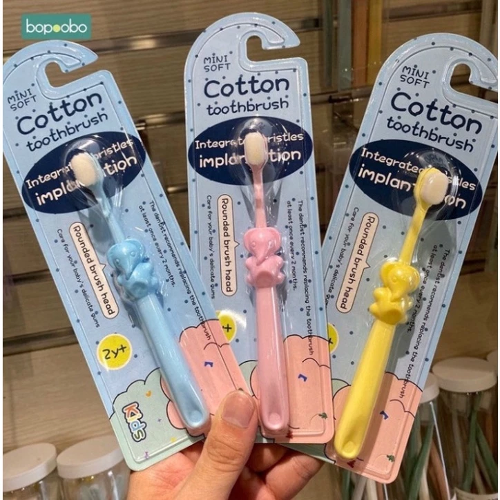 Giá Shock Bàn chải Cotton Toothbrush lông siêu mềm cho bé ÚC chính hãng mẫu mới