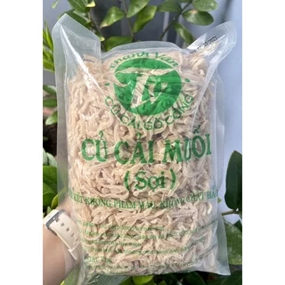 Củ cải muối mặn cắt sợi nhỏ - xá bấu loại ngon - 500g