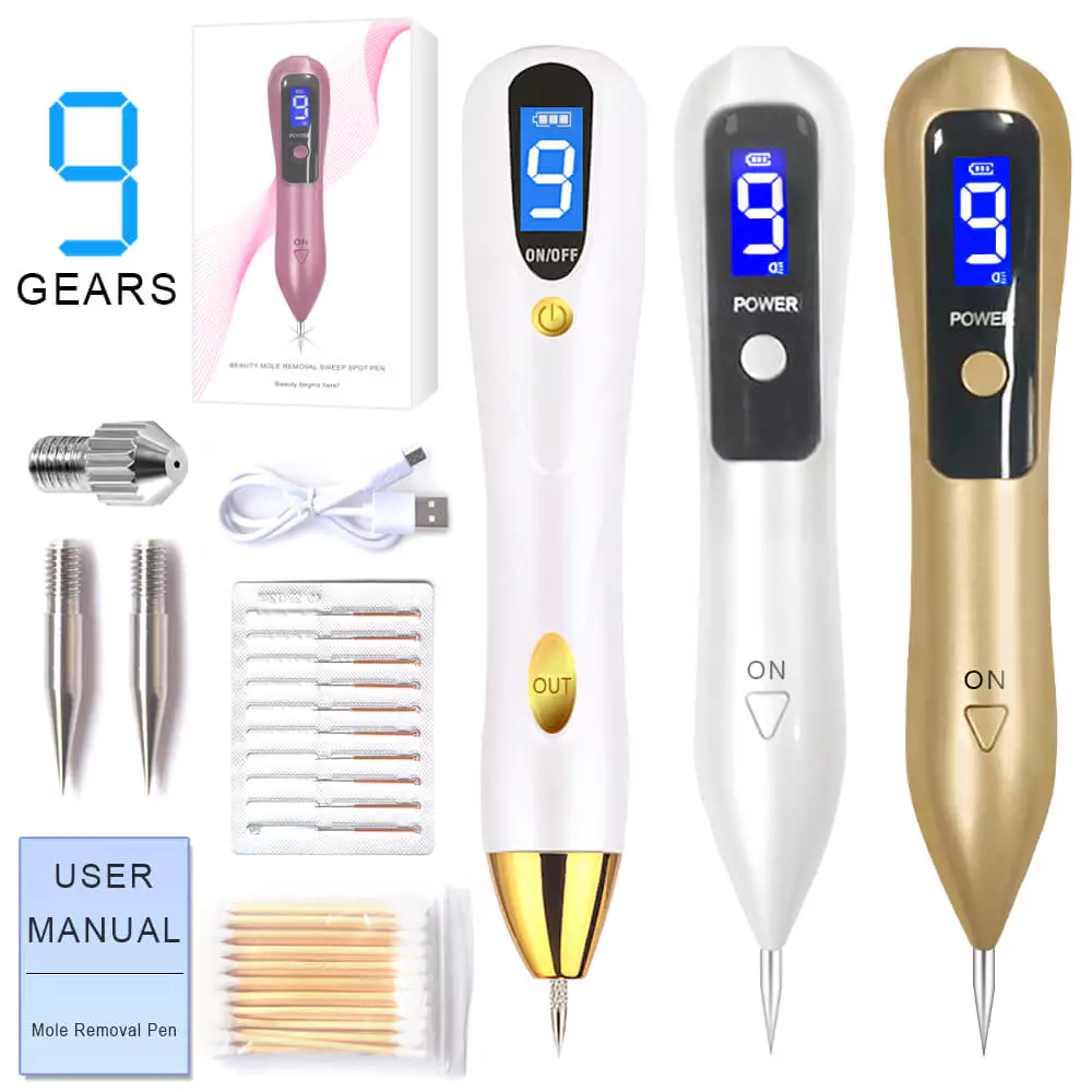 Laser Mole Removal Pen Wart Plasma Remover Tool Beauty Skin Care Corn Freckle Tag Nevus Dark Age Sweep Spot Tattoo Elect