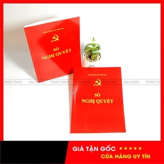 Sổ Nghị Quyết, kích thước A4, ruột 160 trang