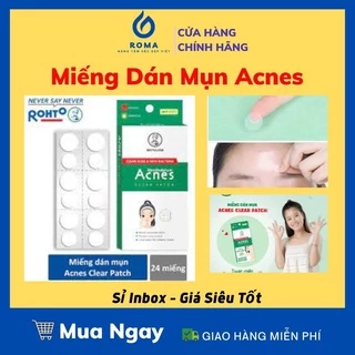 Hộp 24 miếng dán mụn Acnes Clear Patch -  ROMA