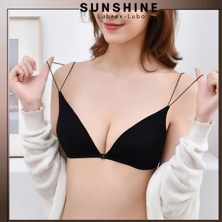 Áo bra nữ 2 dây tăm mảnh chất cotton đệm mỏng không gọng nâng ngực- SUNSHINE