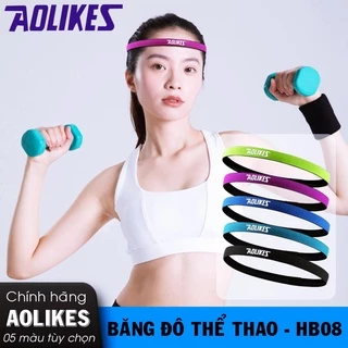 Băng Đô Nam Nữ Thể Thao AOLIKES HB11, Headband Thấm Mồ Hôi Tập Gym Bóng Chuyền Bóng Rổ Tennis Cầu lông Chạy Bộ Bóng Đá