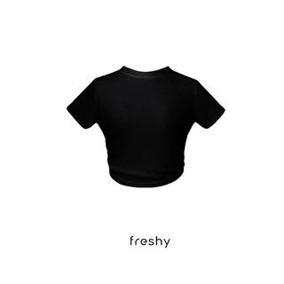 Áo crop top nữ thiết kế cắt khoét thắt nơ sau lưng - Mabel [Freshy]