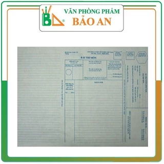 Túi 10 tờ giấy thi A3 Sở GD&ĐT Hà Nội,Dùng cho các đối tượng Học Sinh, Sinh Viên Trên toàn quốc