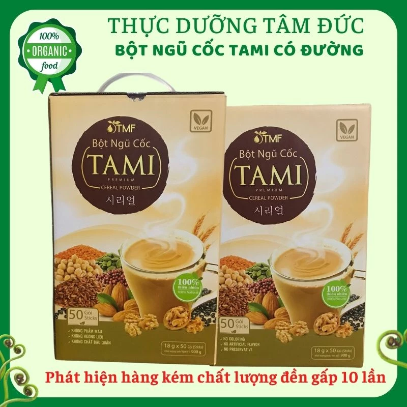 Bột Ngũ Cốc TAMI có đường Tâm Minh Foods 900gr