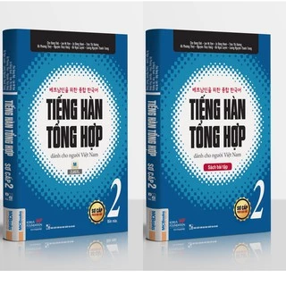 Sách  - Combo Tiếng Hàn Tổng Hợp Dành Cho Người Việt Nam 2  + Sách Bài Tập Sơ Cấp 2 Bản Màu