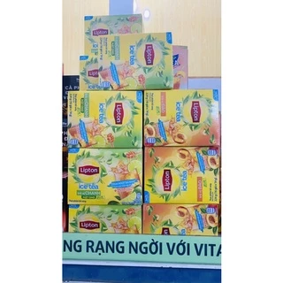 Trà Lipton Ice Tea Vị Chanh-Mật Ong/Đào hoà tan 16 gói