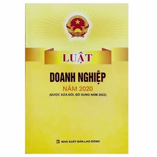 Sách - Luật Doanh Nghiệp 2020 - Được Sửa Đổi, Bổ Sung năm 2022