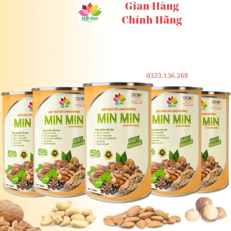 Combo 5 hộp ngũ cốc min min 29 hạt hoặc có phân loại