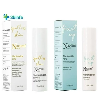 Serum Nacomi Niacinamide 15% 20% Giảm Mụn Sáng Da