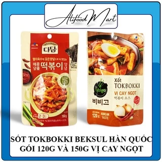 Sốt tokbokki Hàn quốc vị cay ngọt nhập khẩu Beksul Hàn quốc