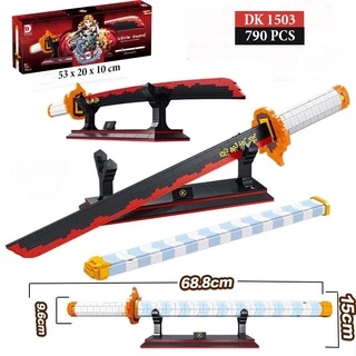 Đồ chơi lắp ghép Non Thanh Kiếm KATANA Model DK.1503 với 790 chi tiết