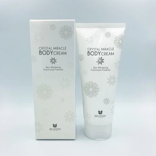 [Chính Hãng] Kem dưỡng trắng da toàn thân Mizon Crystal Miracle Body Cream 200ml