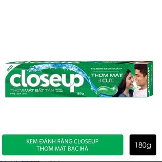 Kem đánh răng CloseUp hương bạc hà the mát 180g