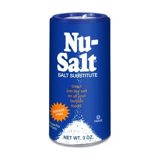 GIA VỊ THAY THẾ MUỐI Nu-Salt SALT SUBSTITUTE Sodium Free 85g (3oz)