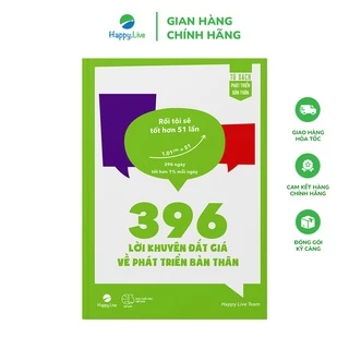 Sách 396 Lời Khuyên Đắt Giá Phát Triển Bản Thân - Rồi Tôi Sẽ Tốt Hơn 51 Lần