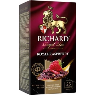 Trà Thảo Mộc Trái Cây Túi Lọc Thượng Hạng Hiệu Richard Hương Mâm Xôi - Tea Richard Royal Raspberry