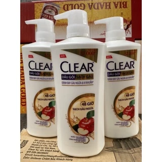 Dầu gội sạch gàu thảo dược Táo Clear chai 630g việt nam