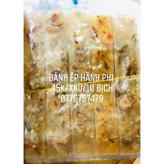 Bánh tráng dẻo tôm cuộn hành phi siêu ngon