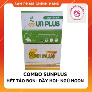 Men Hữu Cơ + sữa non SunPlus Cho Bé Biếng Ăn,chậm tăng cân,tiêu hóa tốt, ngủ ngon giấc