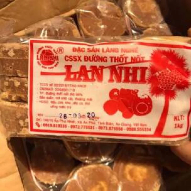 1kg đường Thốt nốt Lan nhi