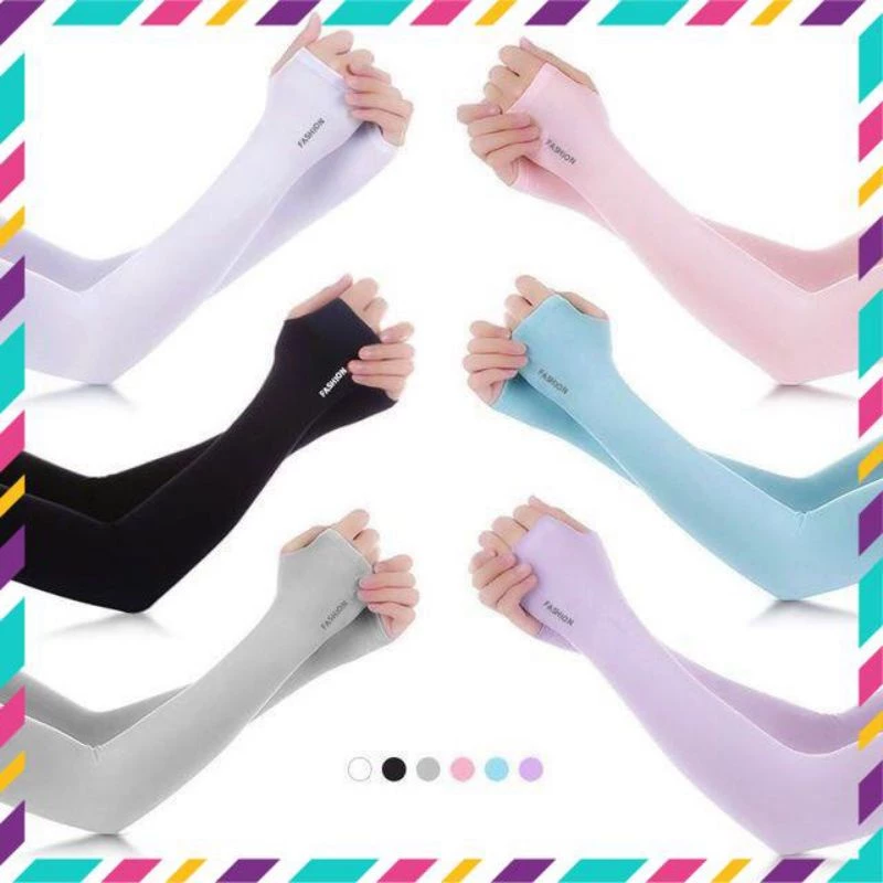 bao tay chống nắng cho nam và nữ. găng tay chống nắng, chống tia uv bao tay lets slim nhiều màu có sỉ