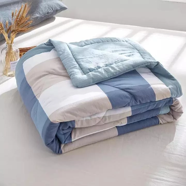 [ảnh thật - dày dặn] Chăn hè trần bông 1.6x2m cotton cao cấp đăp được 2 mặt - chăn mền - mềm tuyết - chăn hè cotton